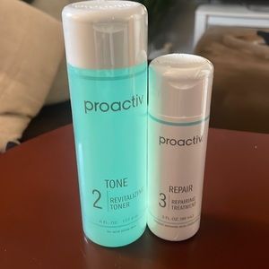 Proactiv Step 2 Revitalizing Toner and Step 3 Repairing Treatment. Never opened.